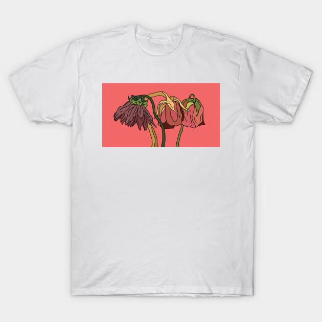 Introvert flower T-Shirt by GhulamRusli